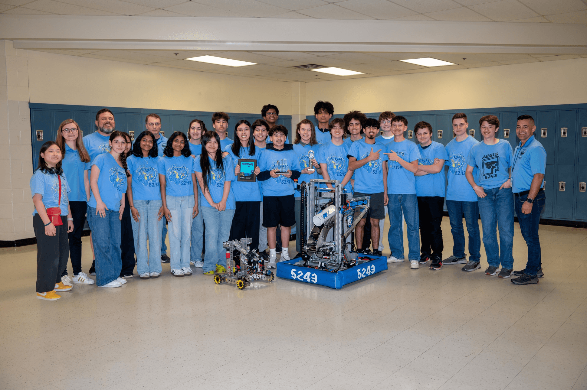 Centreville Robotics Team at the 2017 Saint Louis World Championship